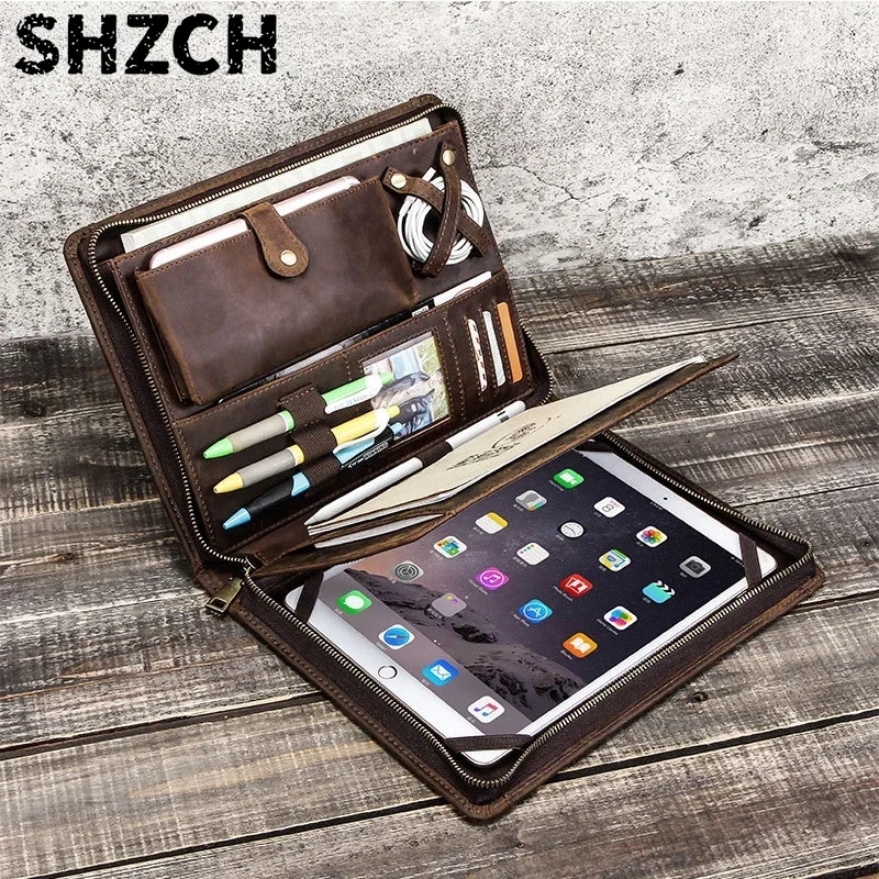 Tech Accessories For Ipad - Apple iPad için Deri Tablet Saklama