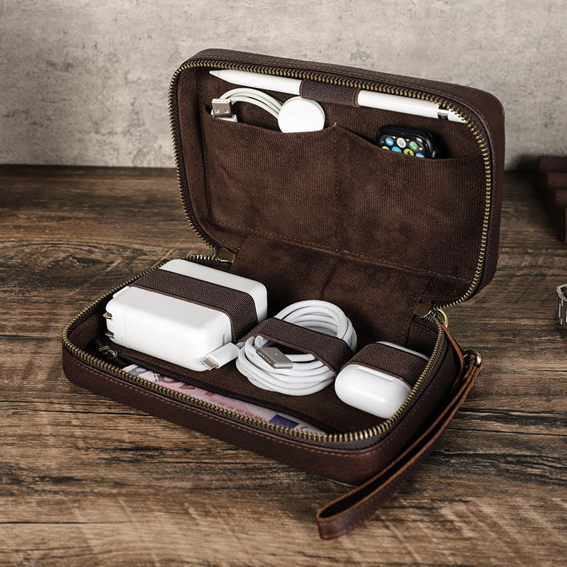 Vintage Kahverengi Hakiki Sığı - Tech Accessories Case incelemesi ve fiyatı