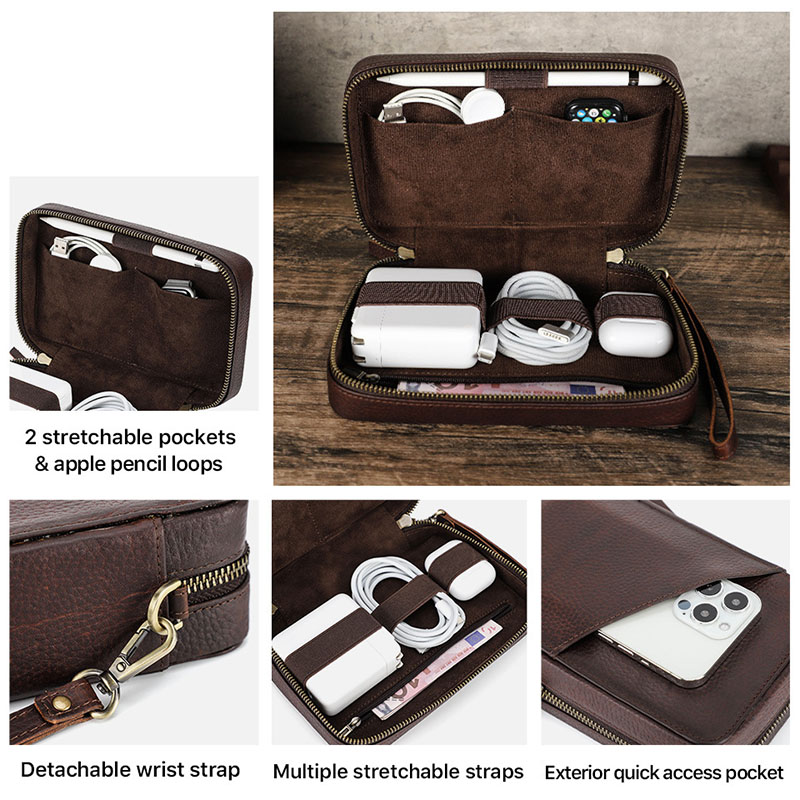 Vintage Kahverengi Hakiki Sığı - Tech Accessories Case incelemesi ve fiyatı